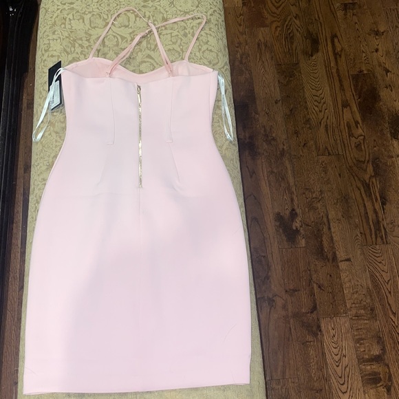 Marciano Luna Scuba Dress in Pasty Pink XS NWT - Picture 3 of 9